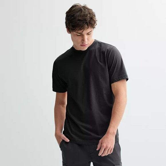 Matix Men's Short Sleeve Crewneck T-Shirt Size L, Black - Picture 1 of 5